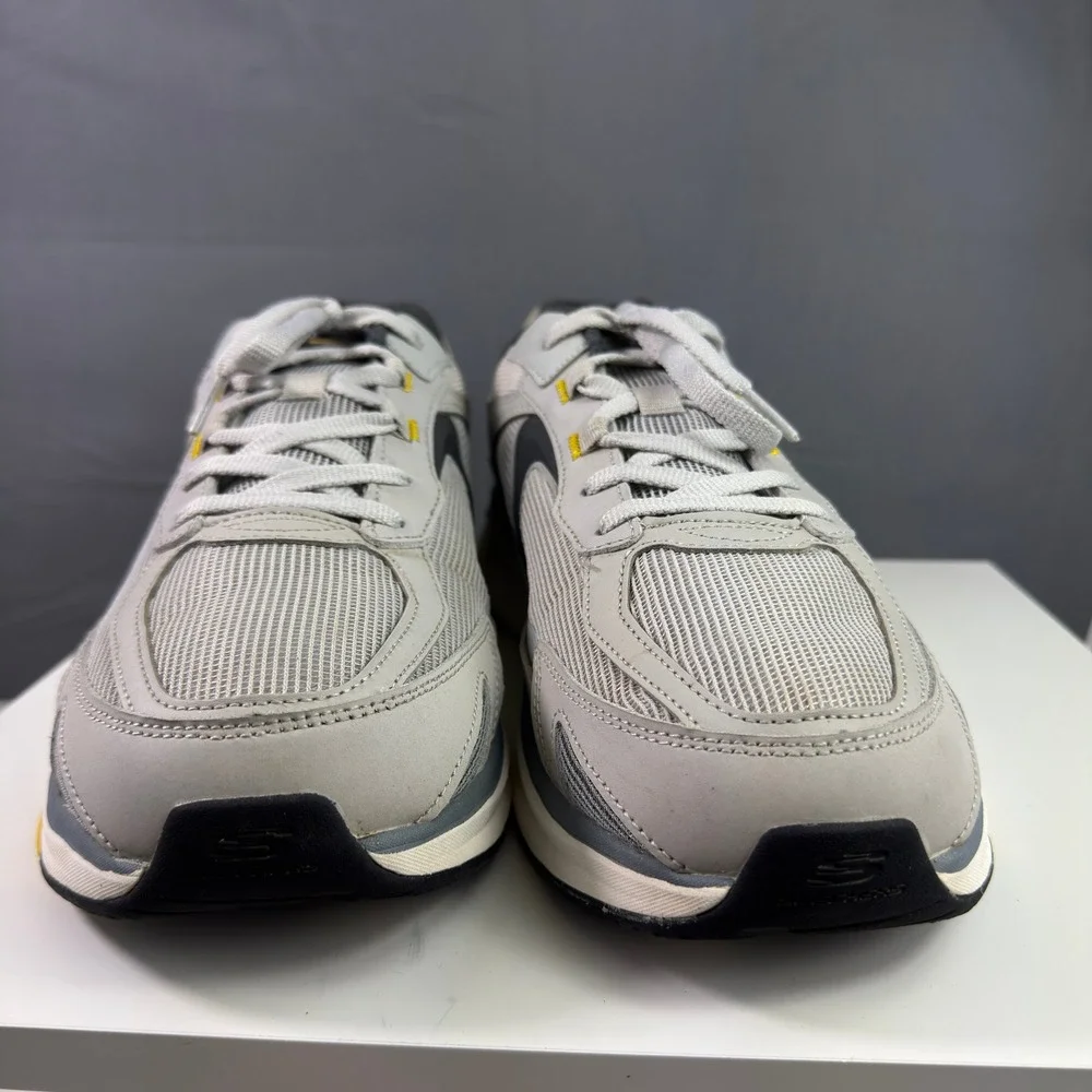 Skechers Vertex Arke Mens Size 12 Gray Wide Fit Walking Running Shoes Sneaker